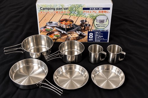 Tlg camping kochgeschirr set - camping,