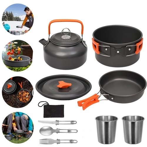 Camping kochgeschirr set für - kochgeschirr,