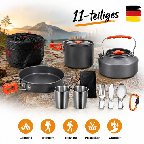 Camping kochgeschirr set - camping,