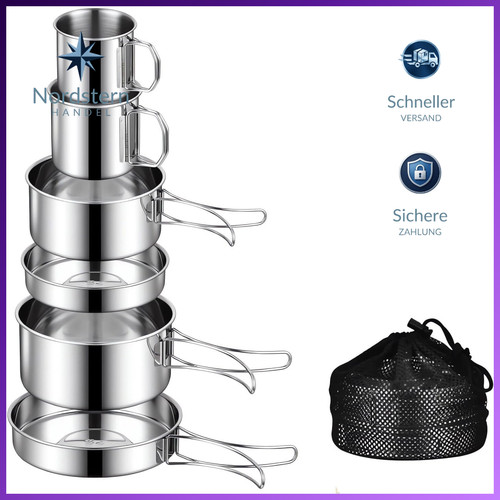 Camping koch set teilig - camping, 6-teilig
